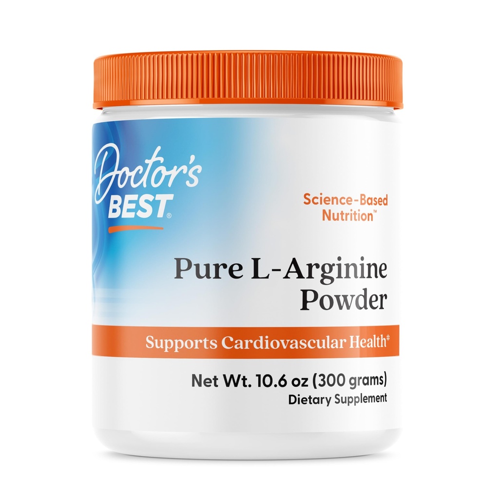 Arstid Parim puhas L-arginiin Pulber - L Arginiini täiendus meestele ja naistele, toetab lämmastikoksiidi taset ja südame tervist, verevoolu toetust, gluteenivaba, vegan, non GMO - 10,6 oz
