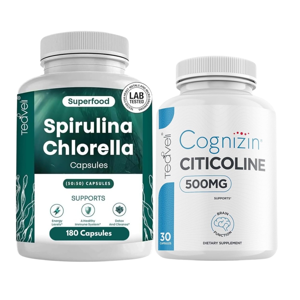 Teaveli Tsitikoliin Spirulina klorella kapslitega