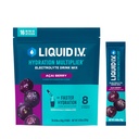 Vedelik I.V.® Hüdratsioonikordaja® - Açaí Berry - Hüdratsioonipulbri pakendid | Elektrolüütide pulbrijoogisegu | Mugavad ühekordselt kasutatavad pulgad | Mitte-GMO | 16 serveerimist (12. pakk)