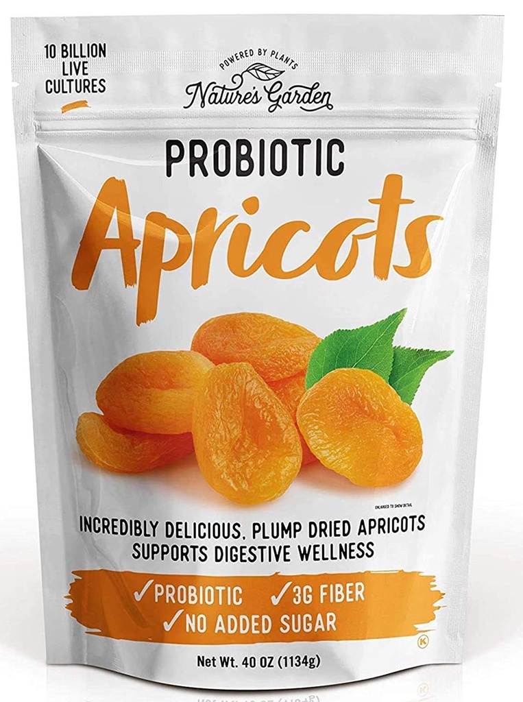 Looduse aia probiootilised aprikoosid - Kuivatatud puuviljad, Plump Kuivatatud, Gluteenivabad, Piimavabad, Vegan - Bulk 40 Oz kott (pakk 1)
