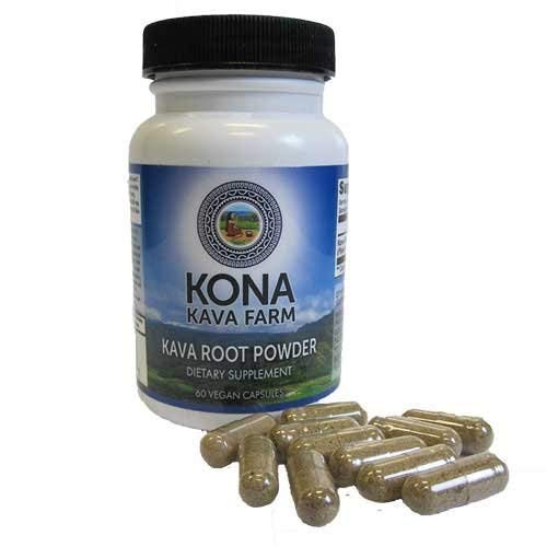 Kava Juur Ainult Premium Kapslid | Kava Juur Väljavõte Pulber Kapslid 10% Kavalaktoon | Kava Juur täiendus Lõõgastamiseks (60 kapslit)