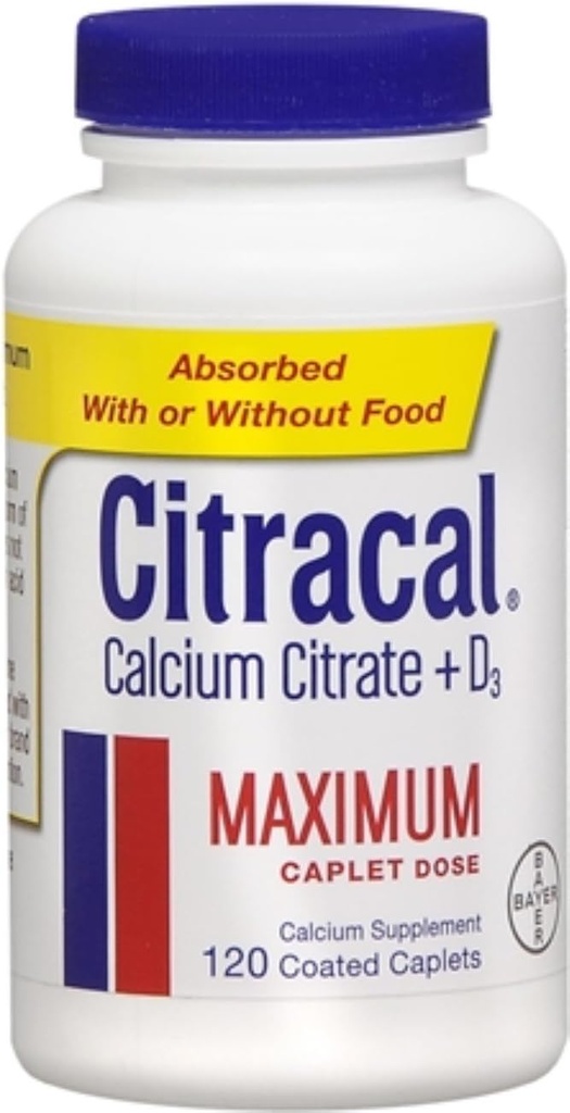 Citracal Maximum Plus D3 Kaltsiumtsitraat, 120 loendurit (2. pakk)