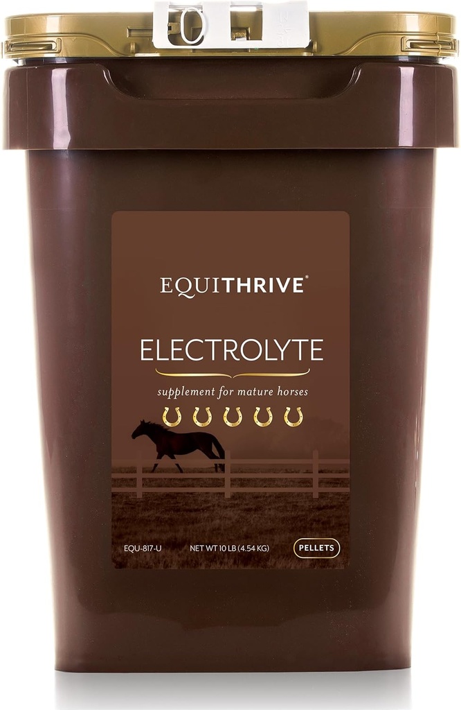 Equithrive Horse Electrolyte Pelletid, Vitamiinid ja Mineraalid Lisa, Hobuste Sööda Tarned Koolitus ja konkurents, 10 naela, 50 Päeva Tarne