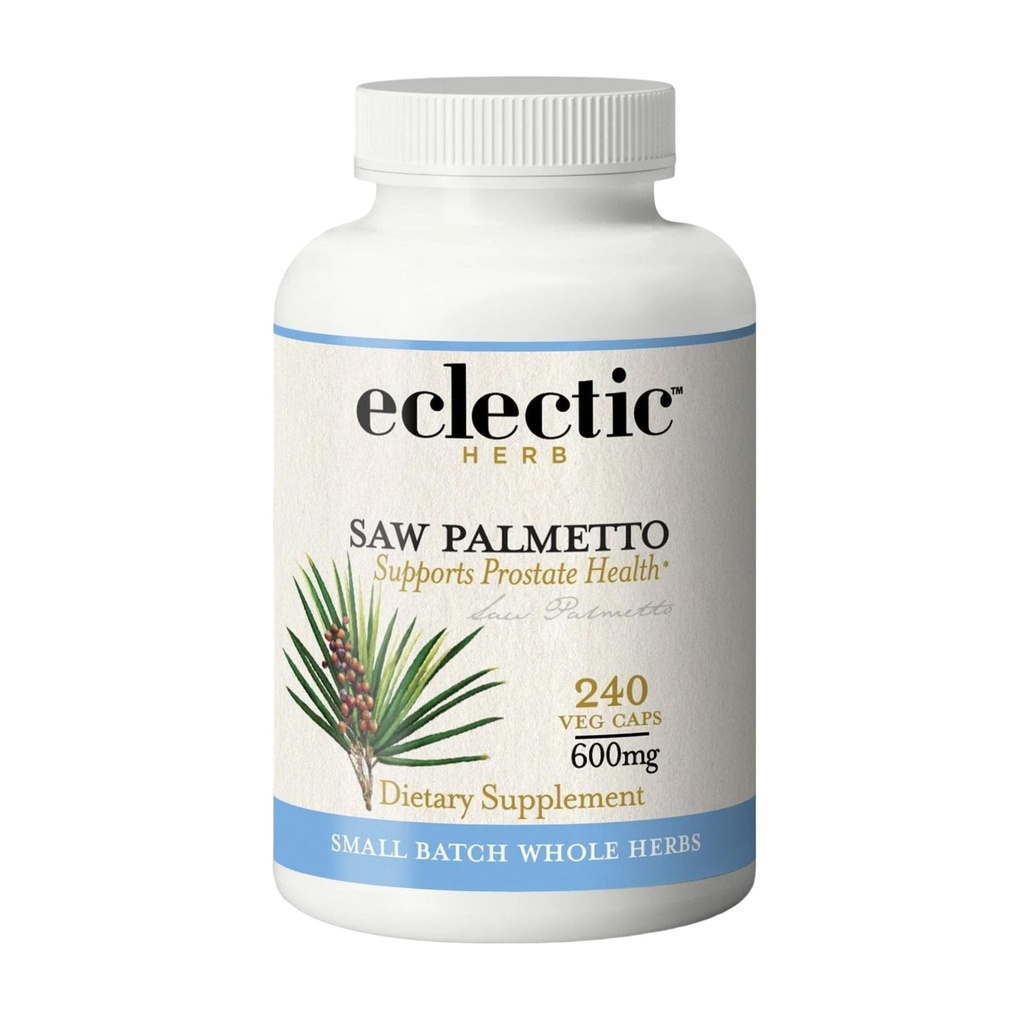 EKLEKTILINE INSTITUUT Värske külmkuivatatud Saw Palmetto - 600 mg - 240 taimekapslit
