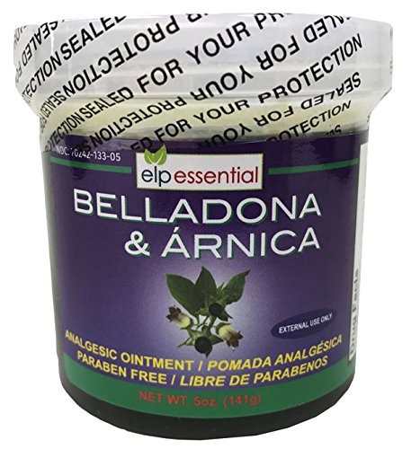 Belladona ja Arnica Analgesic salv 5 oz (141 g) Paraben Free