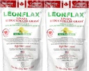 Leonflax 100% ehtne Kanada linaseemne pulber, kõik looduslikud, kõrge kiudainesisaldusega toidulisandid seedetrakti tervise parandamiseks, Omega 3, 6 ja 9, 18 Oz, kott (1) (2)