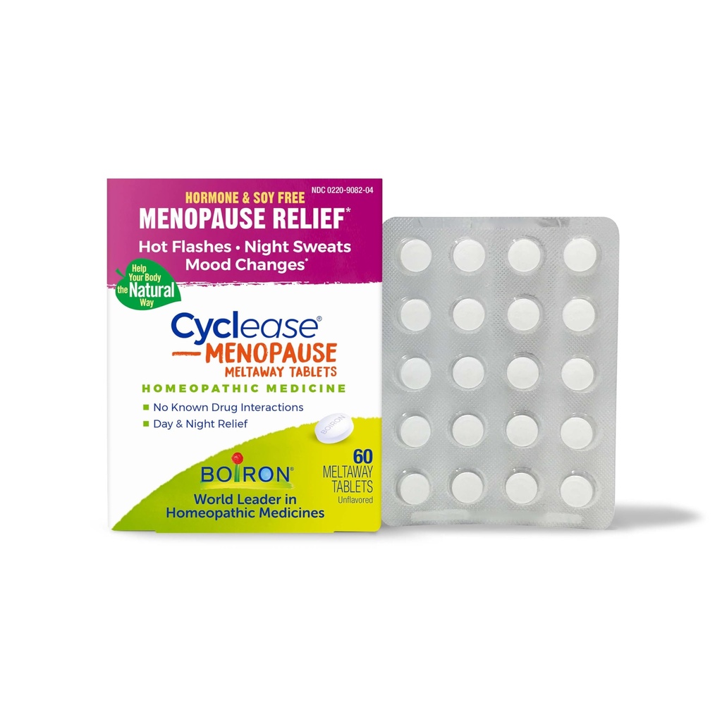 Boiron Cyclease Menopaus tabletid leevendust kuuma vilgub, öine higi, ärrituvus ja meeleolu Swings - 60 Count