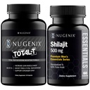 Nugenix Essentials Shilajit ja Total-T testosterooni Booster meestele