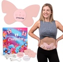 Roosa perioodi krampide leevendamine Valu leevendav seade, krampide massager menstruaal- ja alaseljavalu jaoks, vähendab endometrioosi ebamugavust, PMS TENS üksus, traadita või juhtmeta, looduslik tsükli tugi