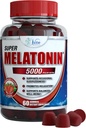 Vita Miracle Melatonin Gummies Lapsed Täiskasvanud 5mg - Extra Tugevus Unenägu Uinuvad Pillid Täiendus lastele ja täiskasvanutele Rahulik Uneabi