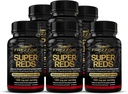 FREZZOR Super Reds kapslid UAF1000+, All-Natural Uus-Meremaa Red Superfood Energy, Essential Red Fruits Veggies & Beets, Antioksüdandid, Ensüümid, Energialisandid, 540 kapslit, 6 pudelit