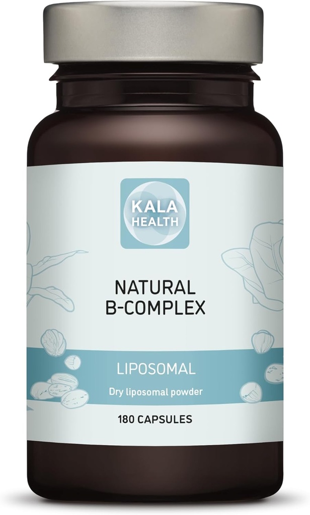 Looduslikud liposomaalsed B komplekskapslid kõigi 6 olulise B-vitamiiniga (180)
