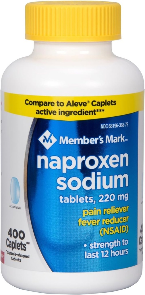 Liikme Mark 220 mg Naprokseennaatrium (400 ct.) liikmete Mark