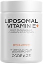 Koode Liposomaalne E-vitamiini lisand - kõik E-vitamiini tokoferoolid - 3-kuuline pakkumine - alfa-tokoferoolid, beeta, gamma ja delta - liposomaalsed segatud tokoferoolid - mitte-GMO fosfolipiid - 90 kapslit