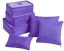 6 Seadke pakkimine voodi hoiukuubikute alla Konteinerid Madal profiil pagasireiside pakkimise korraldajatel Majapidamine Ladustusriiete kott (Purple)