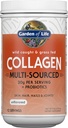 Garden of Life Marine & Grass-Fed Collagen Peptides Powder Supplement (Type I, III) with Probiotics & BCAAs for Mobility, Joint Health, Hair, Skin & Nails - Unflavored, 20g per Serving, 12 Servings