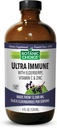Botaaniline valik - Ultra Immuunsus, sisaldab Elderberry tsingi ja C-vitamiini, Black Elderberry Syrup täiskasvanutele ja lastele, Vedelad vitamiinid immuunsüsteemi toetamiseks, 4 Oz