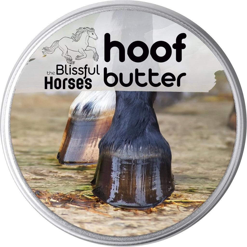 Õndsad hobused Hoof Butter kõik looduslikud toetused oma hobuse kabjad