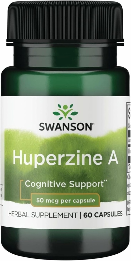 Swanson Huperzine 50 mcg 60 kapslit