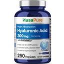 NusaPure Hüaluroonhape 300mg 250 Veggie kapslid (Mitte-GMO, Vegan)