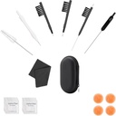 Phitunry 52-Piece kuulmisabi puhastamine Kit tarvikud Portable kuulmisabi juhtumi tasku suurus puhastusharja tööriistad, kuivkapslid, heli pühkida, hirvevede Velvet Riie ja kuulmisabi reisijuhtum (väike)