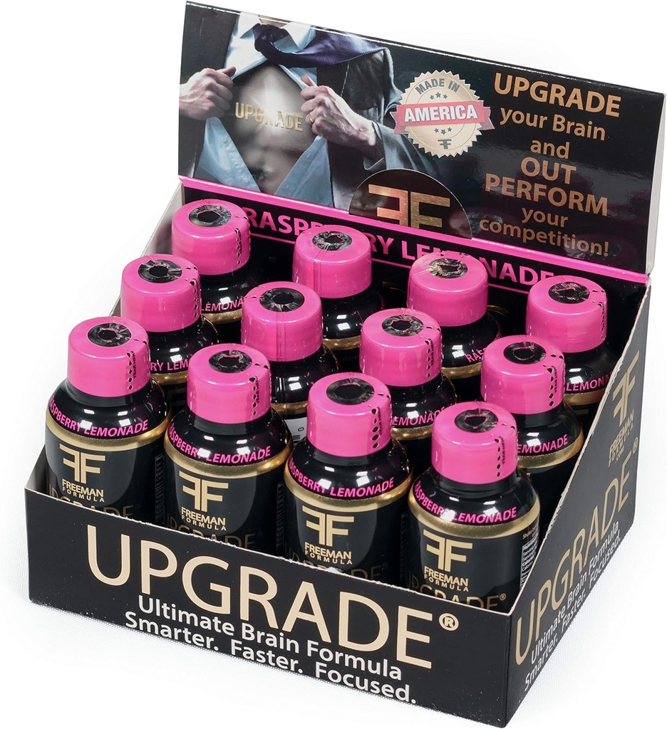 Aju täiendamine - parandab mälu, kontsentratsiooni, fookust ja selgust - AAKG omanduslik segu beeta-alaniin, Alpha GPC, roheline tee ja Ginkgo Biloba-2 Fl oz (12 Pack)