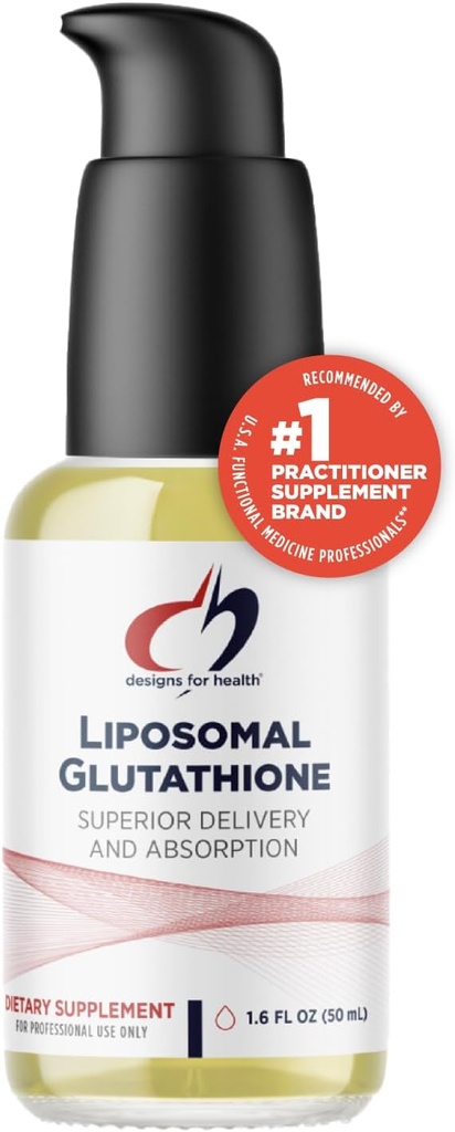 Tervise Liposomaalne Glutatioon - Vedel Glutatiooni Lisand, 100 mg tõhustatud imendumisega - Detox + Immuunsüsteemi tugi - Sidrun piparmündi maitsestatud tilgad (50 Servings / 1.7oz)