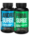 Jacked Factory Testosteroon Booster meestele | Östrogeeni Blocker koos Tongkat Ali - Androsurge Antiöstrogeeni + Primasurge Natural Test Booster - lihaste kasvu, elujõu, energia, 30 päeva pakkumine