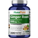 NusaPure Ingveri juurkapslid 20: 1 Ekstrakt, 200 mg, mis vastab 4000 mg Veggie Caps | 220 Count | Non-GMO