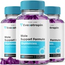 Rize labs (3 Pack) Evaxatropin Gummies meestele, Evoxatropin G Performance Gumies Reviews, Evaxatropin Gummy, EvaxatropinMale Support, Health Supplement Gomitas Stamina ja energia (180 Gummies)