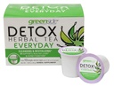 Greenside Detox Taimne Tee Ühekordse Serviga Tassid Igapäevaseks - Puhastamine ja Taastav Keha Toidulisandid - 10 Cups (3-gram Serving / Cup)
