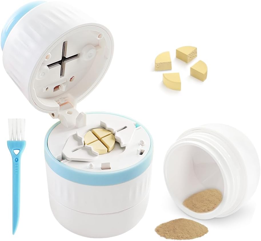 Pill Cutter - Pill Splitter roostevabast terasest tera lõikamine väikesed pillid või suured pillid pooleks või kvartaliks, sobib lõikamine vitamiine, tablette