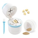 Pill Cutter - Pill Splitter roostevabast terasest tera lõikamine väikesed pillid või suured pillid pooleks või kvartaliks, sobib lõikamine vitamiine, tablette