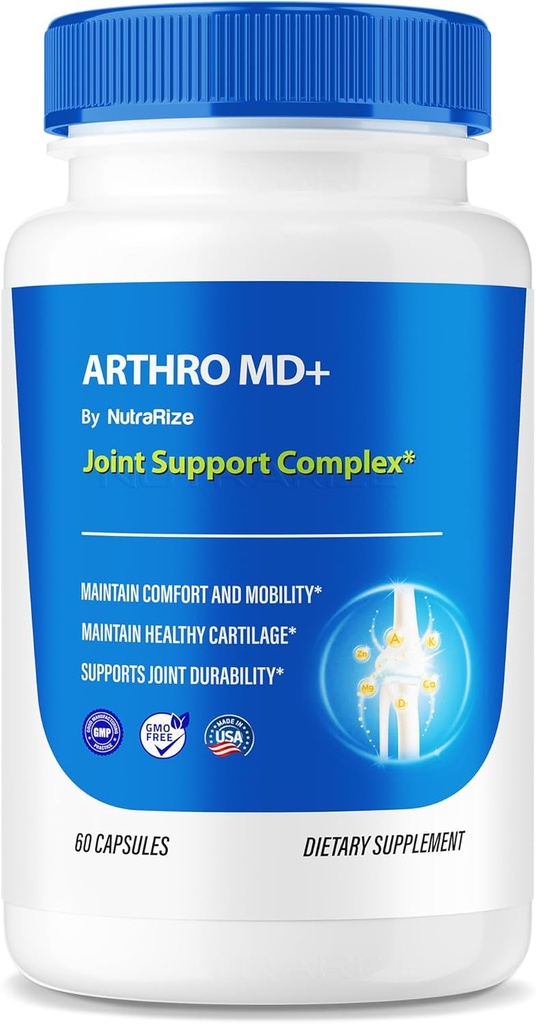 Arthro MD + kapslid, ametlik Arthro MD ühine tugi, kõik looduslikud valemid paindlikkuse ja liikuvuse toetamiseks, Premium pillid tervislike liigeste jaoks, Arthro M D ülevaade (60 kapslit)