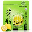 Elektrolüüdid Powder Plus (50 Servings), 0 kalorit Keto, 0 Suhkur, Ei Maltodekstriini,1000mg Kaalium, 120mg Kaltsium, 120mg Magneesium, Hüdreerimispulber (50 Servings, Limonaad)