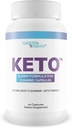 Keto Gummy Formulation Cleanse Capsules - Aid Cleansing & Detoxification - help Flush Waste & Toxins - Natural Body Cleanser Support for Health & Wellness - Advanced Keto Cleanse Detox koos probiootikumidega