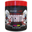 Insane Labz Psychotic, High Stimulant Pre Workout Pulder, Extreme Lasting Energy, Fookus ja vastupidavus beeta-alaniin, Kreatiin Monohüdraat, DMAE, 35 Srvgs (Maasikas Lemonaadi)