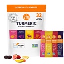 ZYN Electrolyte Drink Mix Hydration Packets, Electrolytes Powder, Hydration Packets w/Turmeric Curcumin, Vitamin C and D, Zinc, Hydrate Electrolyte Powder Packets for Wellness, Variety Pack of 32