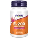 NOW Foods Supplements, Vitamiin E-200 IU, D-Alfa Tokoferüül, Antioksüdant Kaitse *, 100 Softgels
