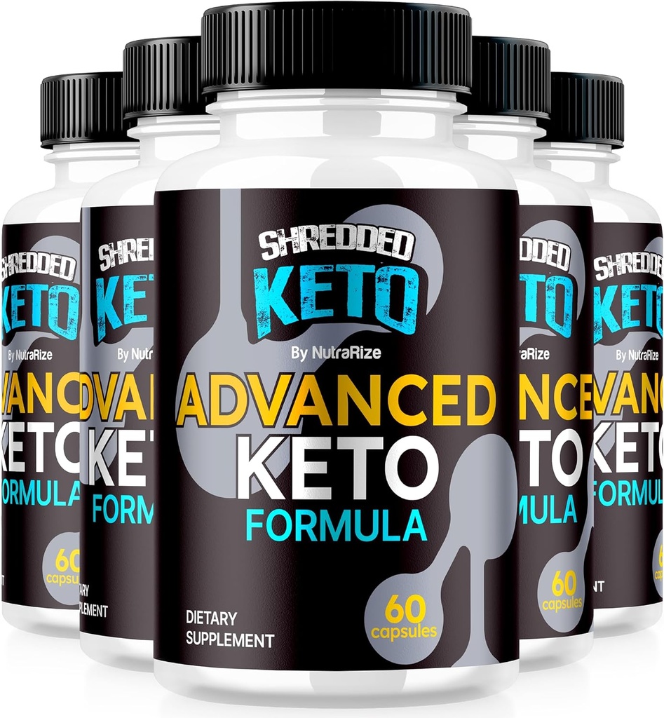 (5 Pack) Hakitud Keto pillid, Premium Keto Shred kaalulangus kapslid, kõik looduslik Keto täiendus toetada Fitness ja keha eesmärgid, ametliku ShreddedKeto ülevaated (300 kapslit)