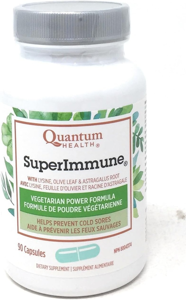 Quantum Health Super Immune + Power Formula Dietary Supplement, 90 taimetoitlase kapslit