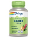 SOLARAY Ingveri juur 1100mg | Tervislik seedimine, liigesed ja liikumine & kõhu ebamugavuse tugi | Terve juur | Mitte-GMO & vegan | 180 VegCaps