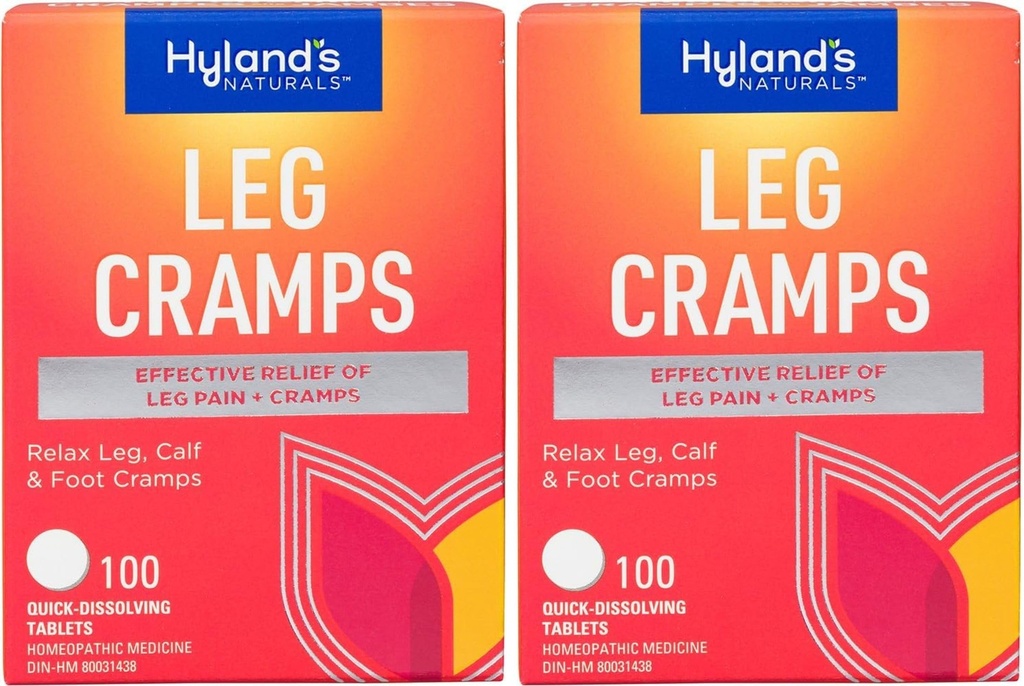 Hyland's, Leg Cramps, 100 tabletti (2 Pack)