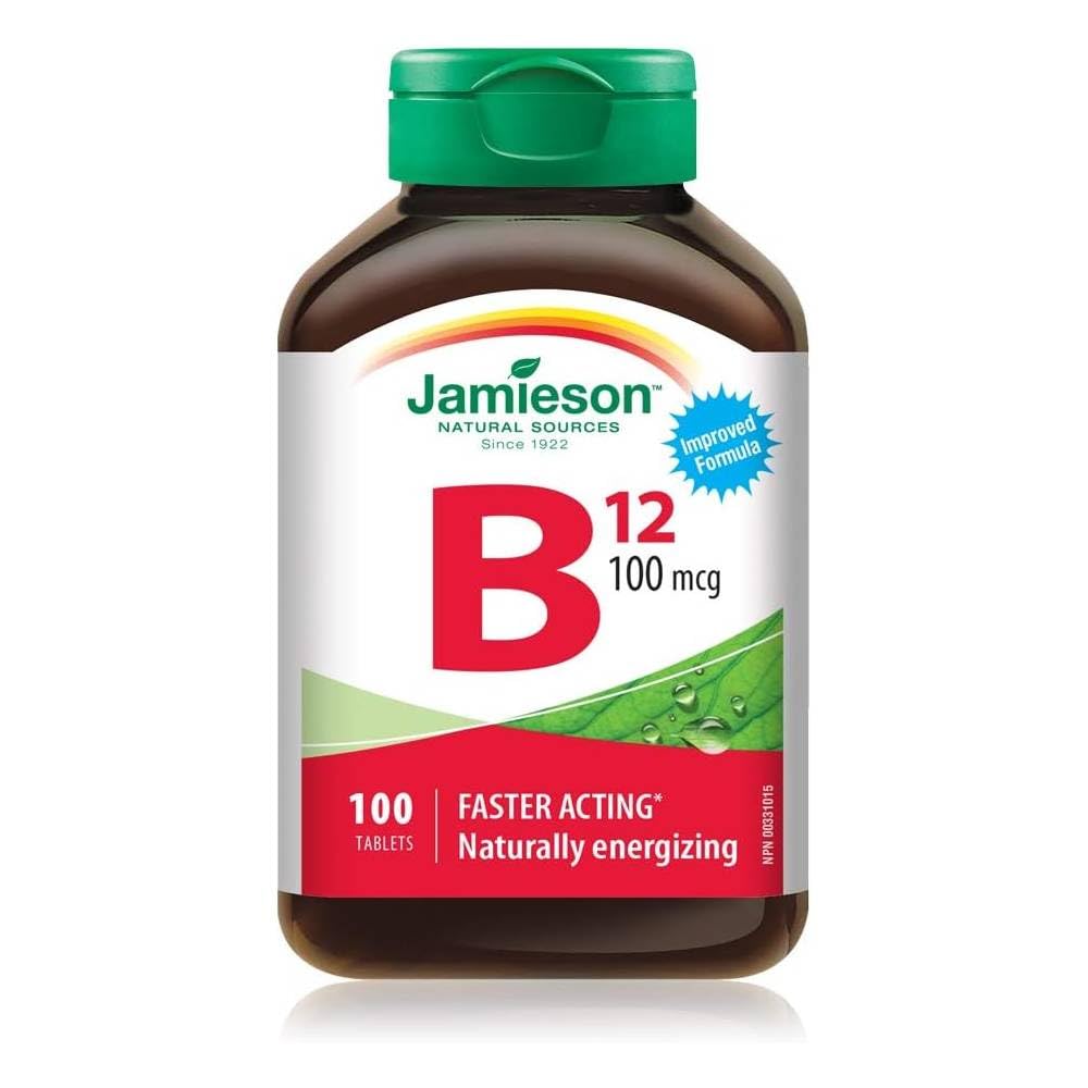 Jamieson B12 100 μg ( METÜÜLCOBALAMIN), 100 tabletti