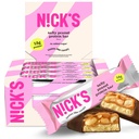 NICKS Protein Bars Chocolate Maapähkli | 15 g valku | 200 kalorit | Low Carb Keto Sõbralikud Suunad Ei Lisatud Suhkur (Multipack 12 baari x 50 g)