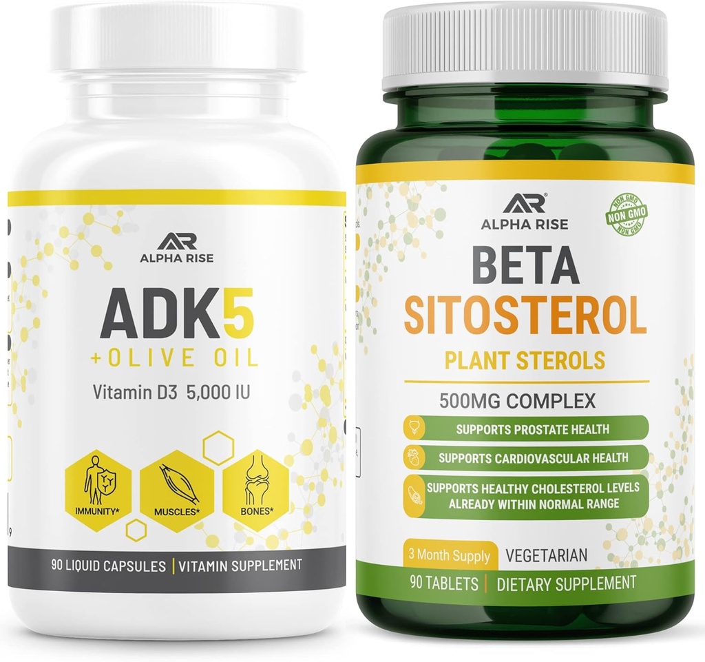 ADK 5 vitamiinilisa + beeta sitosterool - looduslikud taimsed steroolid