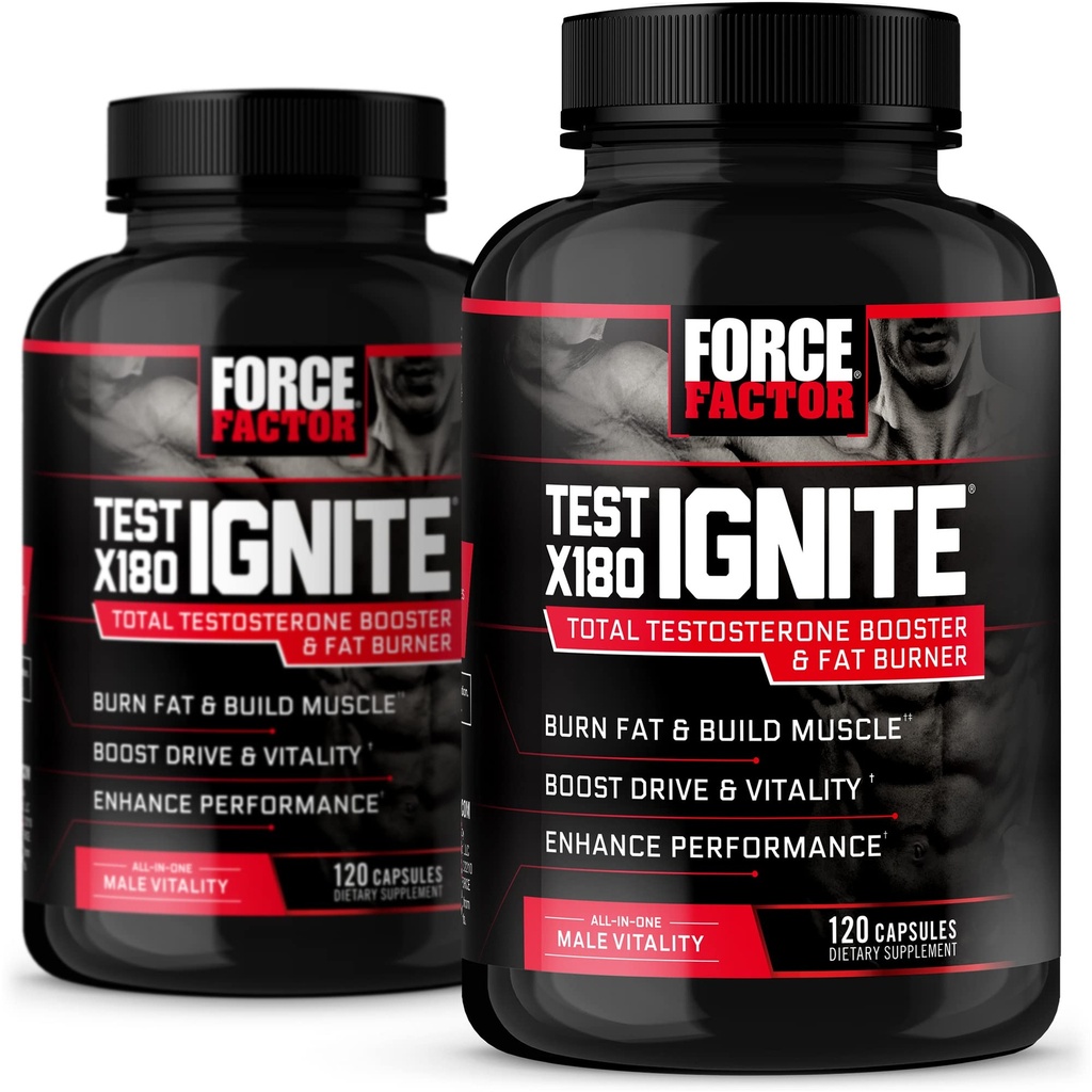 Jõuteguri test X180 Süüdake 120ct 2-Pack, 240 Count