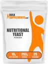 BulkSupplements.com Toitaineline pärmipulber - Superfood Supplement, koos oluliste B-vitamiinide, toitumisalaste pärmilisanditega - Vegan & Gluteenivaba, 10 g ühe serveerimise kohta, 250 g (8,8 oz) (pakk 1)