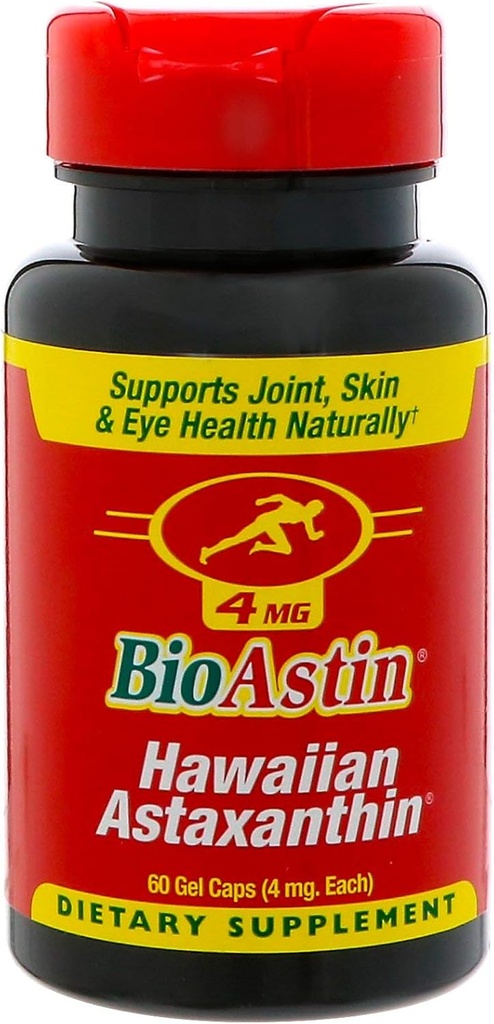 BioAstin Havai astaksantiin Antioksüdant 4 MG (60 geeli kapslit)